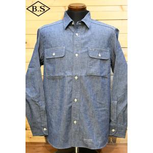 トロフィークロージング 長袖シャツ TR-SH04 HARVEST L/S SHIRT INDIGO...