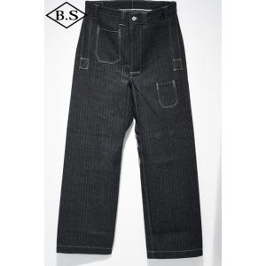 ジョングラッコー ウエアハウス John Gluckow by WAREHOUSE デニム Lot JG-01S 1910s Netmaker's Trousers ストライプデニム / ノンウォッシュ