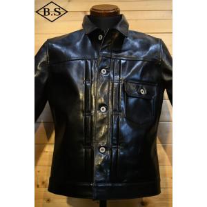 Y'2 LEATHER ワイツーレザー STEER OIL HOODED PARKA BLACK ステア