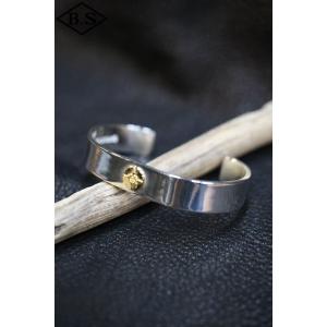 ファーストアローズ　K18付 プレーンバングル FIRST ARROW's/ファーストアローズ】「Semicylindrical Plain