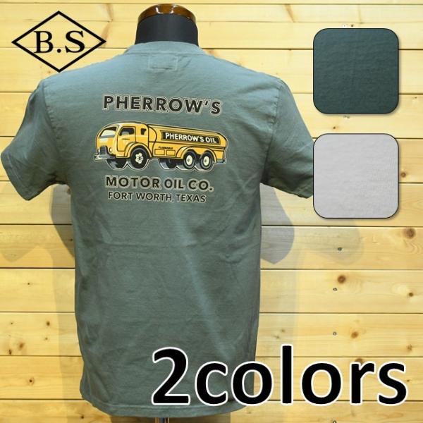 フェローズ Tシャツ PHERROW’S 22S-PT8 プリントTシャツ