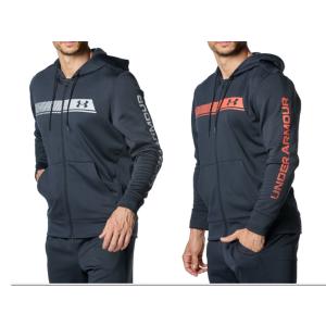 UNDER ARMOUR（アンダーアーマー）UAアーマーフリース グラフィック フルジップ フーディー（トレーニング/MEN）[1381329]｜baron1533