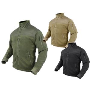 CONDOR(コンドル)QUARTER ZIP FLEECE PULLOVER 607(陸上自衛隊/迷彩/OD