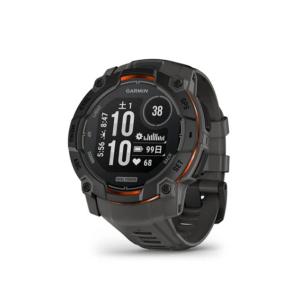 GARMIN(ガーミン)Instinct 3 Dual Power BLK 45mm(陸上自衛隊/装...