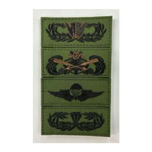 4段徽章(陸上自衛隊/迷彩/ワッペン/ オリジナル/おみやげ/記念品/サバゲー/ミリタリー/アウトド...