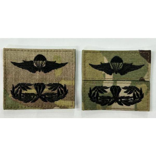 レンジャー・空挺徽章マルチカモ (陸上自衛隊/迷彩/ワッペン/ オリジナル/おみやげ/記念品/サバゲ...