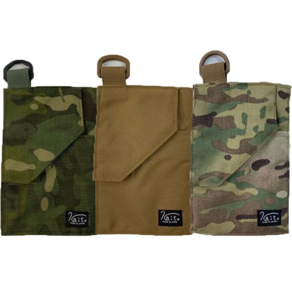 KAITOメモ帳ポーチ(陸上自衛隊/迷彩/文具/小物/マルチカモ/サバゲー/ミリタリー/アウトドア)