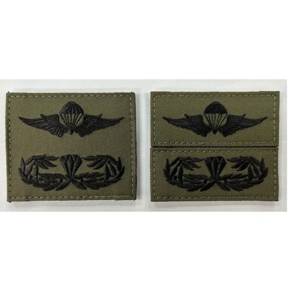 レンジャー・空挺徽章III(陸上自衛隊/迷彩/ワッペン/ オリジナル/おみやげ/記念品/サバゲー/ミ...