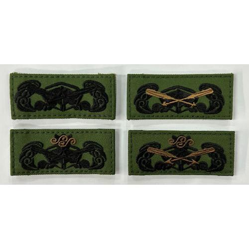 水陸両用徽章OD (陸上自衛隊/迷彩/ワッペン/ オリジナル/おみやげ/記念品/サバゲー/ミリタリー...