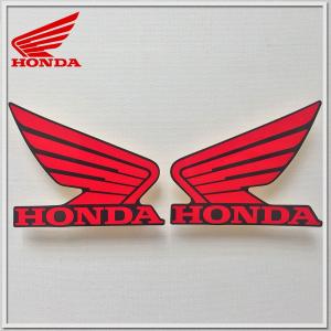 日本未発売 / 海外買付 / SUPER PVC仕様 / HRC ホンダ HONDA WING 2枚セット ステッカー カスタム ライダー 06