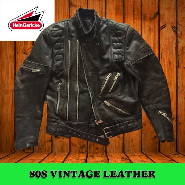 80s VTG JKT 04 サイズM  HEIN GERICKE DEADSTOCK ライダース ...