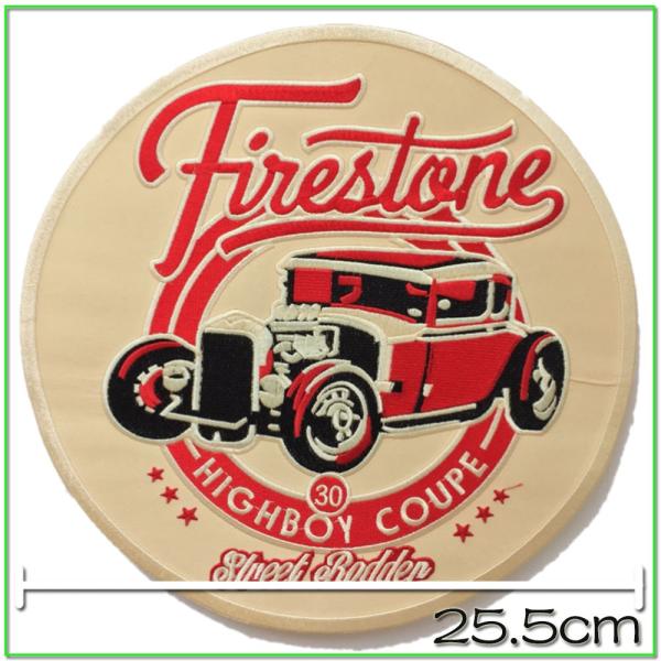 LA買付 / FIRESTONE 特大 刺繍ワッペン CLASSIC 30TH MC パッチ アイロ...