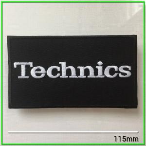 海外買付  高品質  TECHNICS  テクニクス 80s  1点モノ  刺繍ワッペン