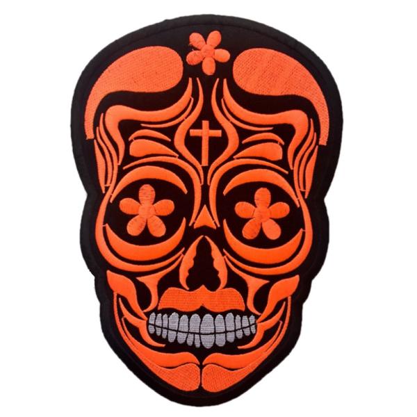 海外買付 / 特大 / MEXICAN SKULL スカル ワッペン BIGSIZE ハ ーレー ラ...