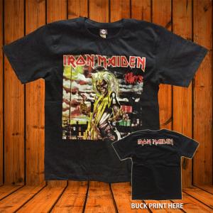 やわらか素材！VTG-T ロックTシャツ 　S・M・L -  IRON MAIDEN アイアンメイデン ★ 両面プリント｜baron4313uvular