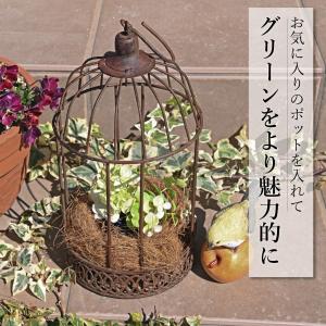 アンティーク調 アレンジ フラワーバードケージ...の詳細画像2