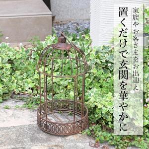 アンティーク調 アレンジ フラワーバードケージ...の詳細画像3