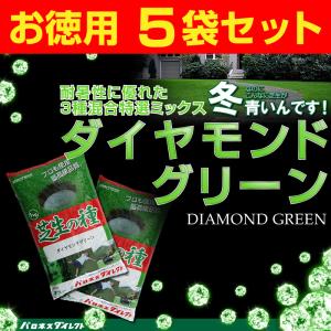 耐暑性に優れた特選ミックス/ダイヤモンドグリーン 1kg入り お徳用５袋セット １袋でお庭の広さ6〜7.6坪用 バロネス寒地型芝の種｜芝生のことならバロネスダイレクト