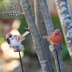 esschert design バードピック 選べる4種類 ガーデンオーナメント