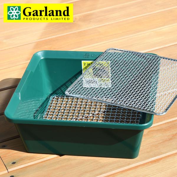 ふるい 英国 Garland ガーランド スクエアふるい 網２枚 6mm 12mm 園芸 土