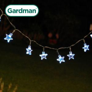 英国 ガードマン GARDMAN ソーラー＆電池式50スターストリングガーデンライト｜baroness