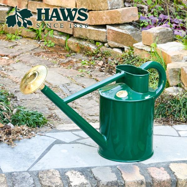 英国 HAWS トラディショナルカン 4.5L グリーン じょうろ ジョウロ