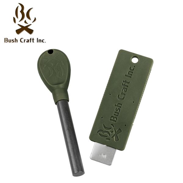 Bush Craft inc. ブッシュクラフト メタルマッチプロ2.1 オリーブドラブ 焚き火 ア...