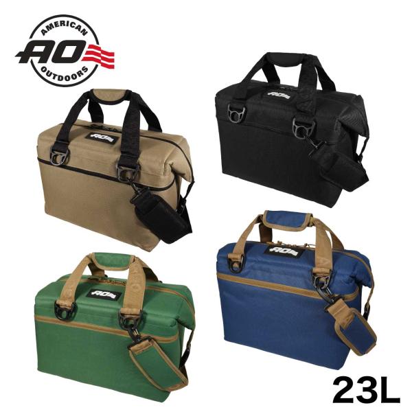 AO Coolers エーオークーラーズ 24パック キャンバス ソフトクーラー 23L ブラック ...