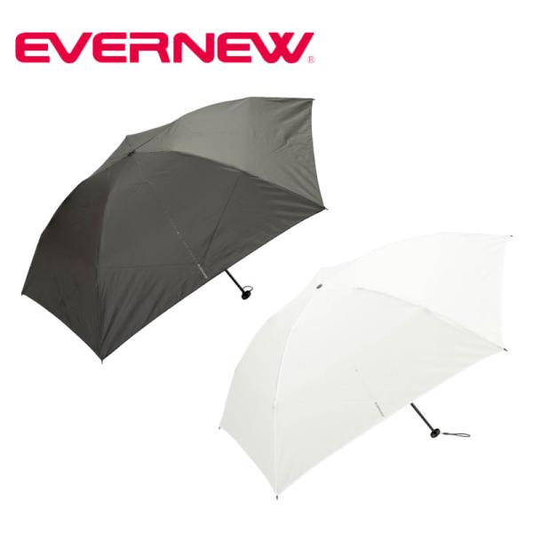 EVERNEW エバニュー Airy L.F umbrella ブラック ホワイト 傘 軽量 折りた...