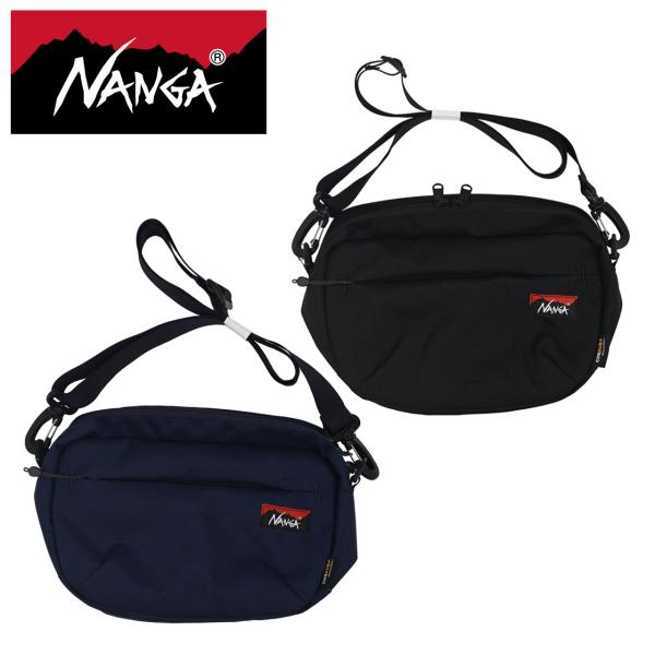 NANGA ナンガ 別注 コーデュラファブリックショルダーバッグ BLACK ブラック NAVY ネ...