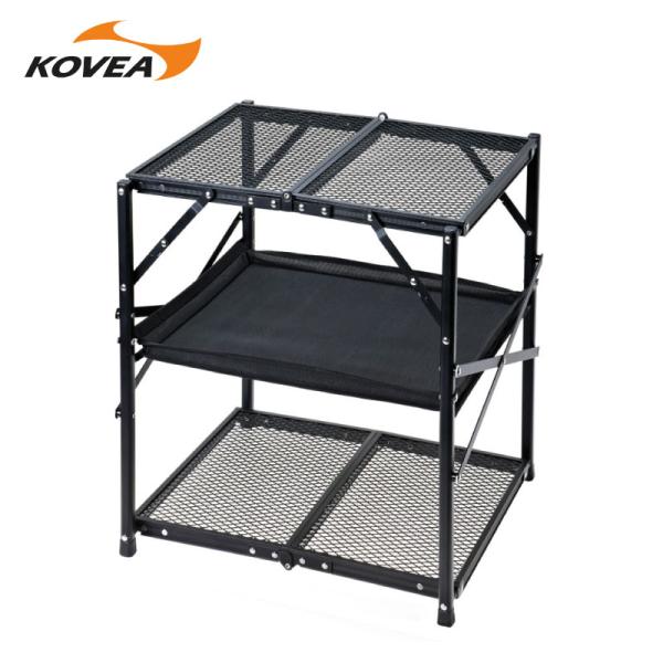 正規販売 KOVEA コベア MESH FOLDING SHELF メッシュフォールディングシェルフ...