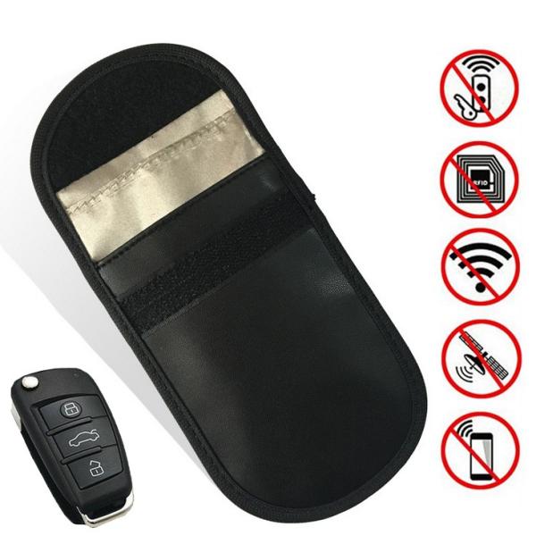リレーアタック対策防止ケース ブラック リレーアタック防止 リレーアタック対策 電波遮断ケース ポー...