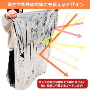 防災グッズ アルミシート アルミブランケット ...の詳細画像3