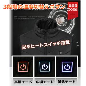 電熱ベスト ヒーターベスト 2020 ヒーター...の詳細画像5