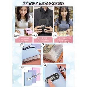 貯金箱 お札 貯金バインダー 鍵付き 手帳 お...の詳細画像4