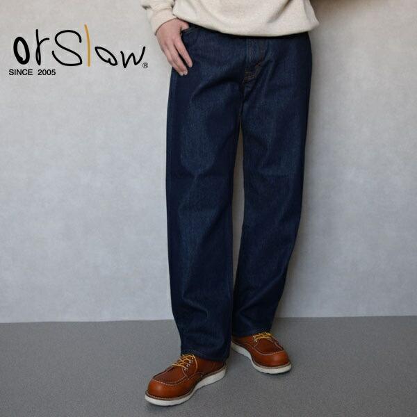 メンズ Orslow オアスロウ 101 DAD&apos;S FIT DENIM PANTS ダッドフィット...