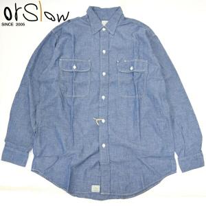 orSlow（オアスロウ） シャンブレーシャツ 01-V8070-84 Vintage Fit