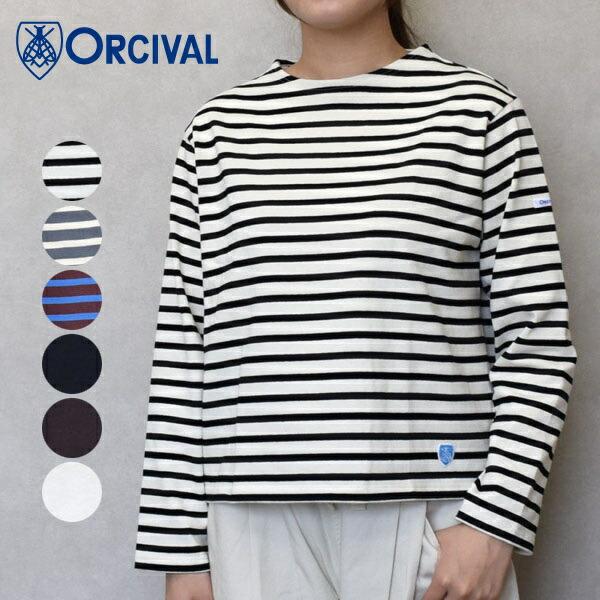 レディース　ORCIVAL　オーシバル　オーチバル　長袖　クルーネックプルオーバー コットンロードク...