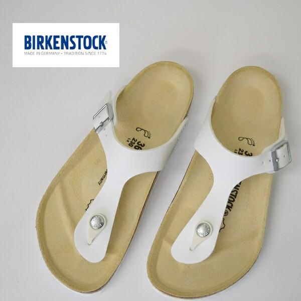 レディース　BIRKENSTOCK　ビルケンシュトック　GIZEH ギゼ White　白　04373...