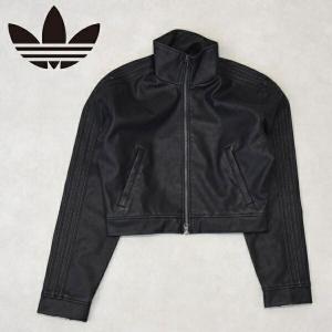 レディース　adidas アディダス　オリジナルス　ファイヤーバード プレザー ジャケット　フェイクレザー　レザージャケット　JZS36 JW7291