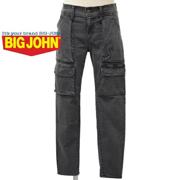 メンズ　BIG JOHN　ビッグジョン　デニム　ストレッチ　ジョグスリム　カーゴパンツ Jog Sl...