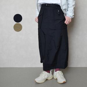 THE NORTH FACE◇ロングスカート/M/ナイロン/BLK/無地/NBW32330