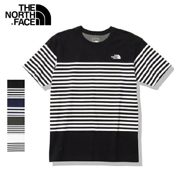 メンズ　THE NORTH FACE　ザ　ノースフェイス　 S　S Panel Border Tee...