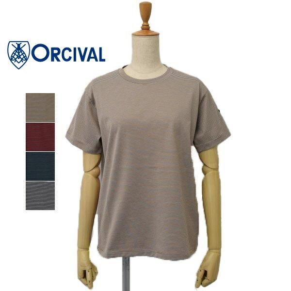 レディース　ORCIVAL　オーシバル　オーチバル　半袖　ボーダー　カットソー　Tシャツ　OR-C0...