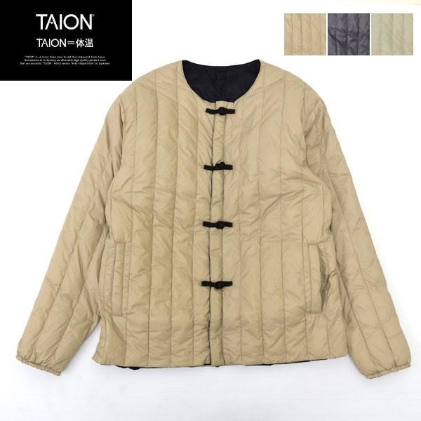 メンズ　レディース TAION タイオン ジャパンスペシャル チャイナボタンダウンジャケット ダウン...