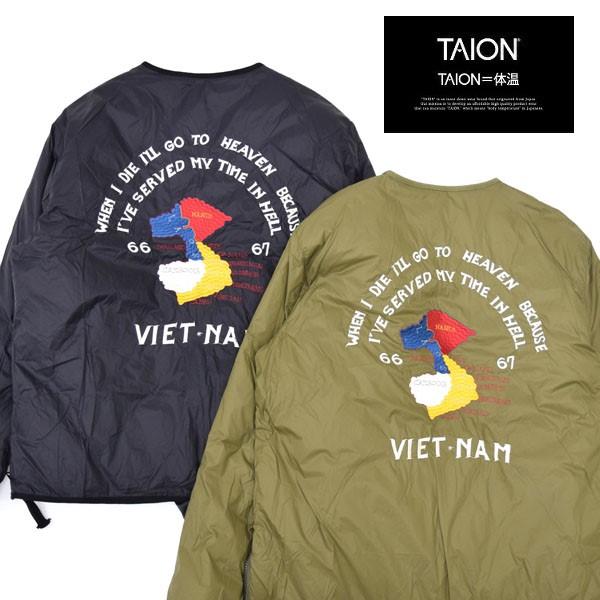 メンズ　レディース TAION タイオン UNISEX　ジャパンスペシャル リバーシブル ベトジャン...