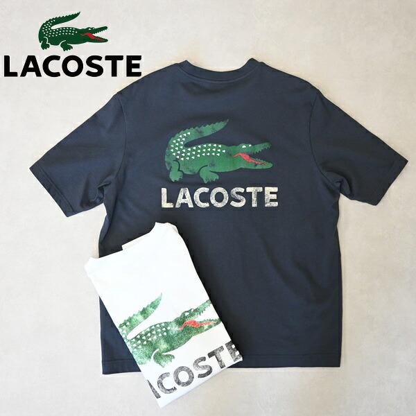 メンズ　LACOSTE　ラコステ  バックプリントT　Tシャツ　　TH9425-99