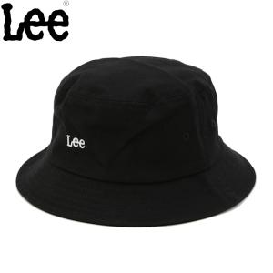 リー Lee ユニセックス Leeロゴ ツイル バケットハット 刺繍ロゴ 帽子 BUCKET HAT　LA0492　｜bas-clothing