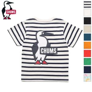 チャムス CHUMS キッズ ブービーロゴTシャツ バックプリント 半袖 トップス Kid's Booby Logo T-Shirt　CH21-1282　｜bas-clothing