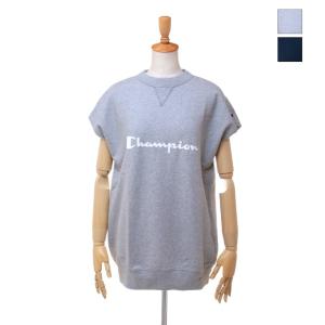 Champion チャンピオン レディース ウィメンズ ノースリーブ ワイド スウェットシャツ　CW-N003｜bas-clothing